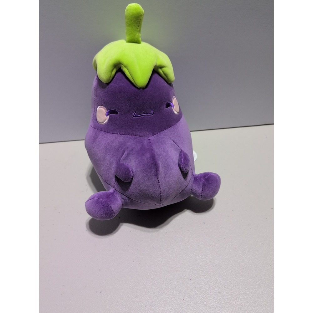 MochiOshis Eggplant 10-Inch Character Plush Toy | Murasaki Nasukkoshi NWT